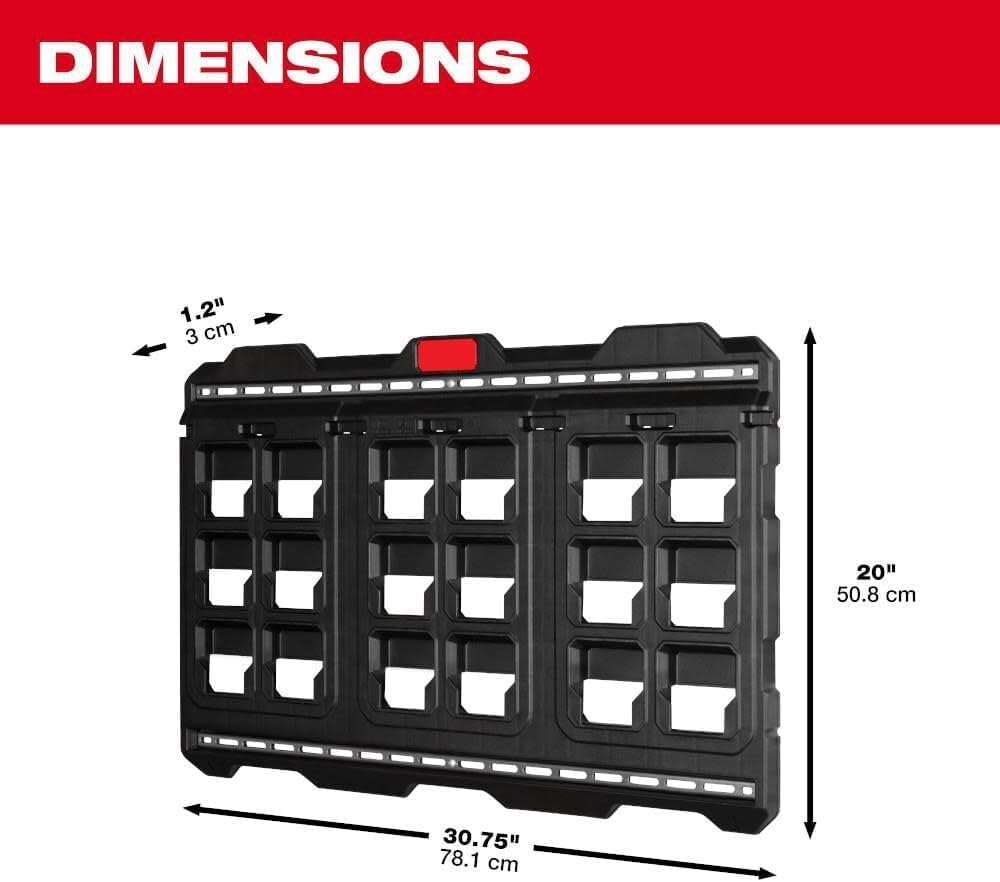 for Milwaukee.d PACKOUT Large Wall Plate + TPT Premium cart