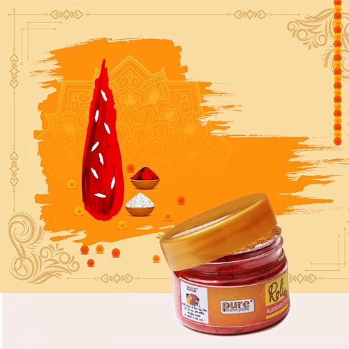 Image of Pure Source India Ready-to-Use Red Kumkum Tilak Paste for Pooja & Spiritual Rituals |Natural and Organic Ingredients (50 GM)