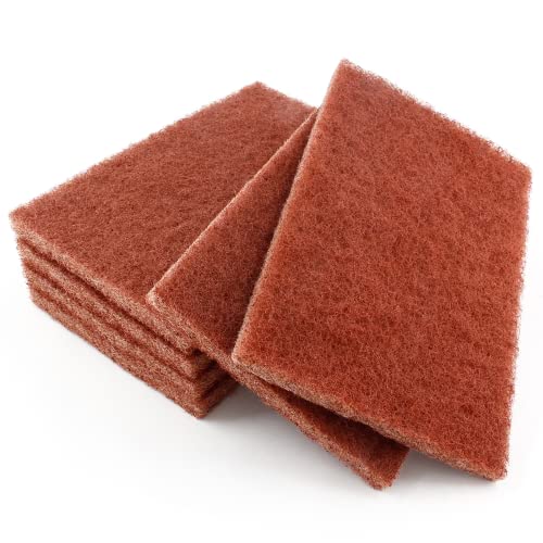 HARSKIYER 6 Pcs 4x6 Inch Medium Scuff Pads for Paint Prep Sanding