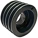 TB Woods 904C Classical V-Belt Sheave, C Belt Section, 4 Grooves, E Bushing required, Cast Iron, 9.40" OD