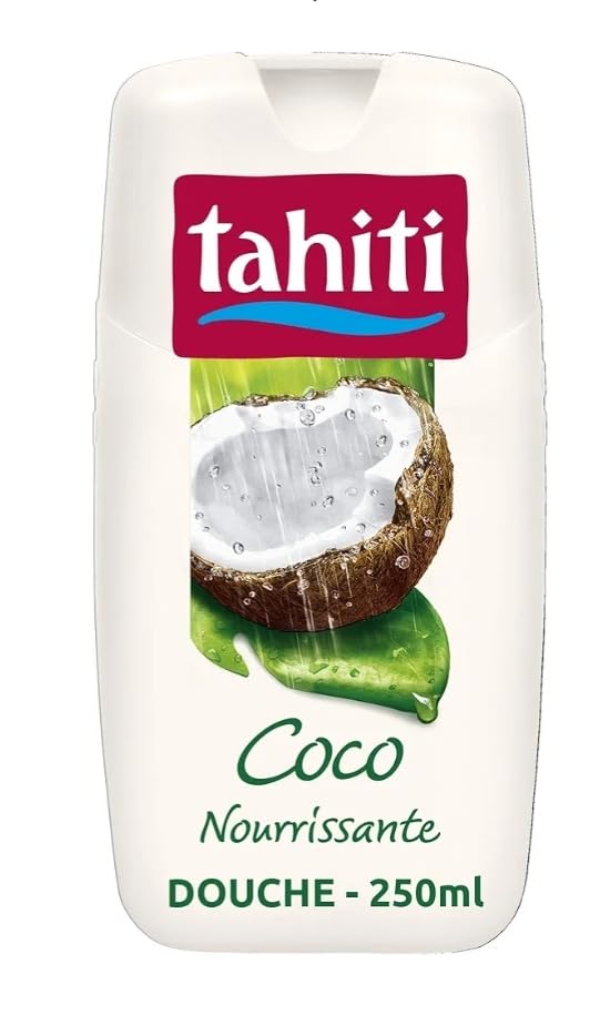 Tahiti Coconut Body Shower Gel 250ml Each 100% Natural (Case of 3)