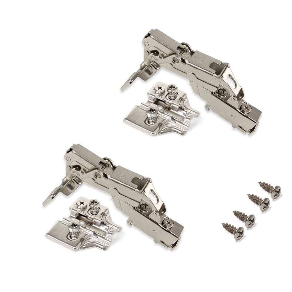 Emuca 1015407 Inset soft-close concealed hinge with Ø35mm cup and 