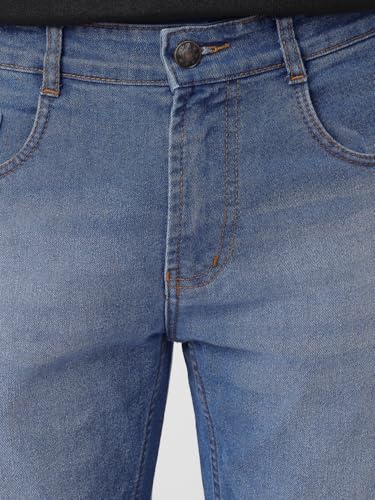Image of Neostreak Men's Regular Fit Heavy Washed Jeans Stretchable