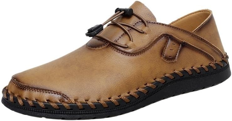 Men's Rubber Shoes Casual Oxford Shoes flat-bottomed Round-toed Non-slip wear-resistant Comfortable Breathable Versatile Casual Shoes for Men