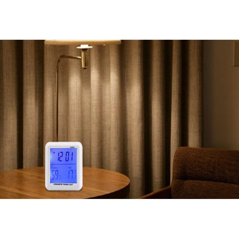 ABS Household Electronic Temperature Humidity Meter Digital Luminous Thermometer