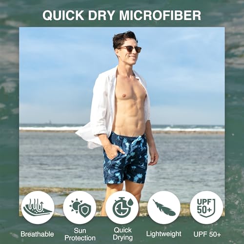 Image of Kanu Surf Men's Big Viper Extended Size Stripe Swim Trunk