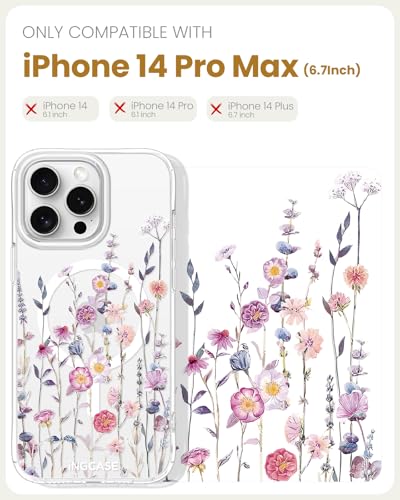 Coque iPhone 14 Pro Max transparente mignonne pour femmes - 2