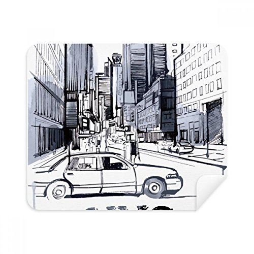 NYC Love New York City America Landscape Cleaning Cloth Screen Cleaner 2pcs Suede Fabric