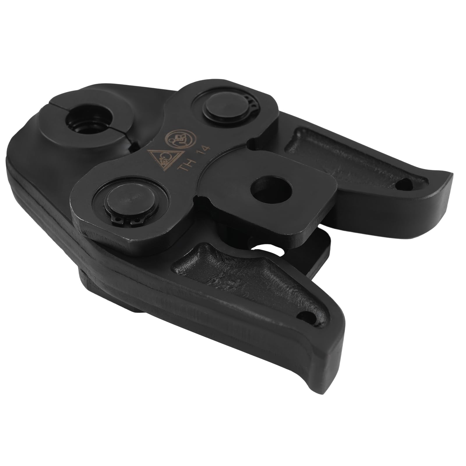 Perfil TH14 - Pinza de presión para tubos compuestos de aluminio y plástico, PEX, cobre, acero inoxidable, 14 mm de diámetro