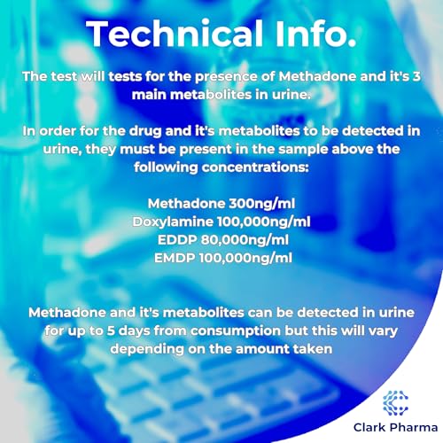 20 x Methadone Drug Test Strips | Tests Urine for Methadone | Meth Home Drug Instant Testing Kit Screener - Image 4
