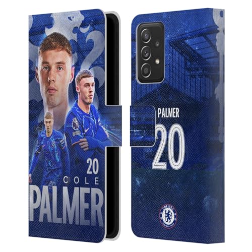 Étui portefeuille Chelsea FC Cole Palmer pour Galaxy A52 housse protection simili cuir