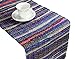 COTTON CRAFT Arya Handmade Reversible Chindi Table Runner, 14 x 72 inch, Multicolor