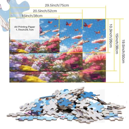 Puzzle de mariposas contra el estrés: rompecabezas relajante de 500 piezas 5