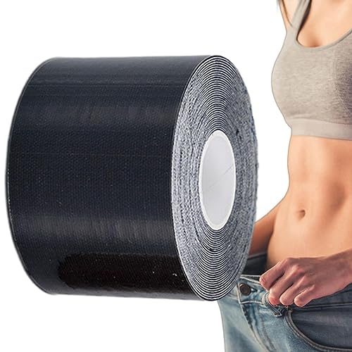 Cinta mágica para bajar de peso,Cinta de reducción de grasa Magic Tape | Cinta mágica de 5 Cintura Cincher Transpirable Cómoda Cinta para bajar de peso para la grasa del vientre, brazos Firulab