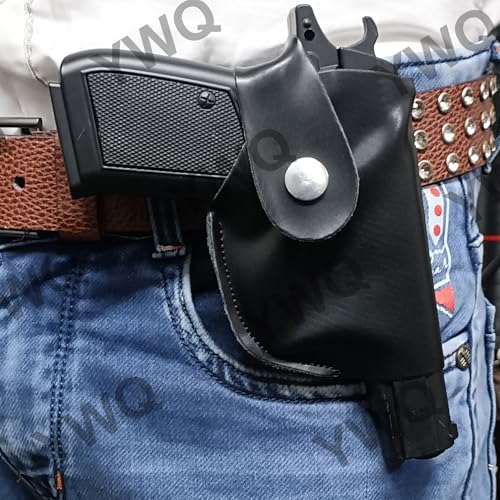 Image of Gun Pistol Lighter Heavy Weight Metal Body Real and Original Like Gun Pistol for Decorative, Smoking Filled with Gas (Z83 Black)