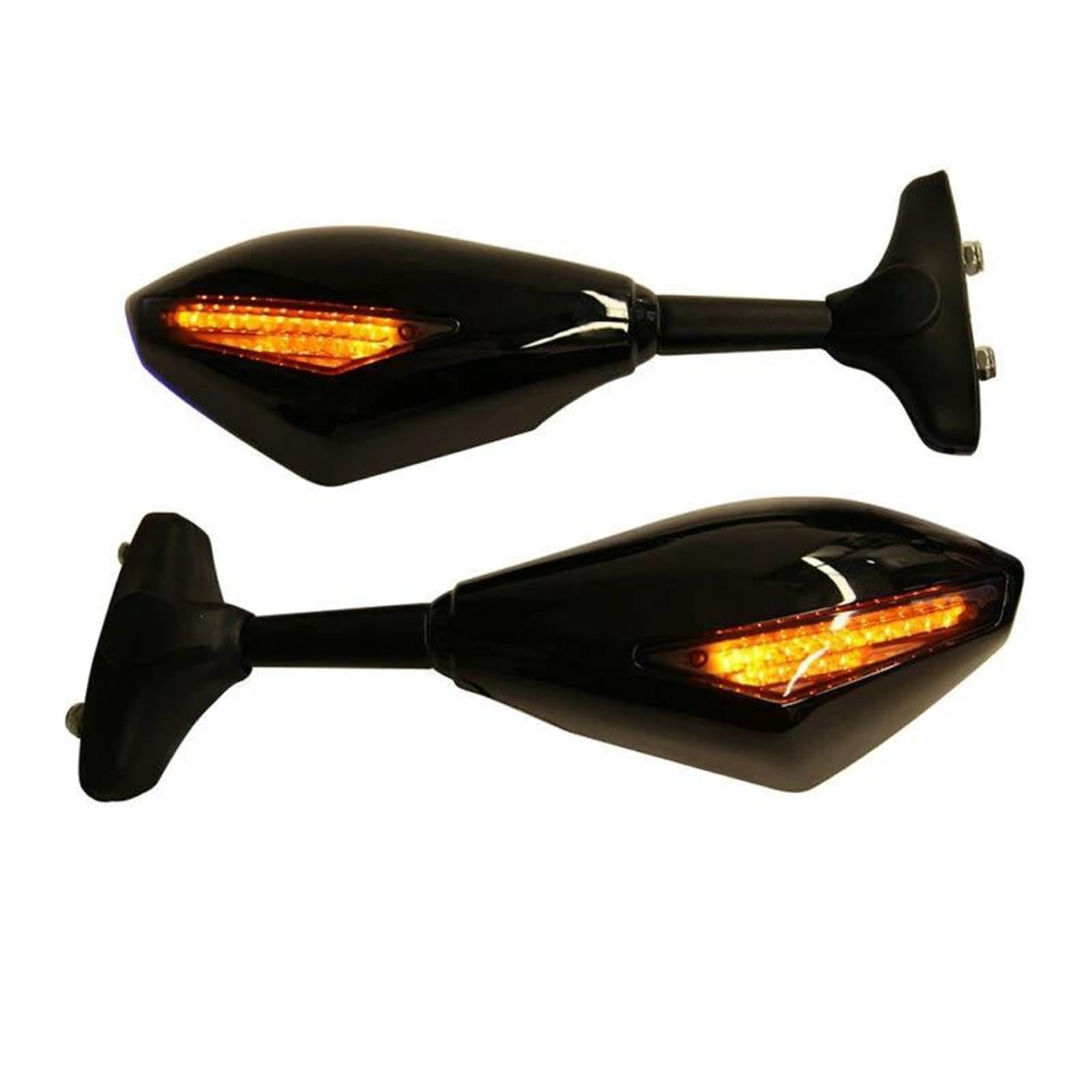 Rétroviseur Moto avec Éclairage à LED Intégré pour Sécurité YZF R1 R6