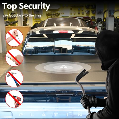 Xtweex XTW-213H-2833 Hard Tri-Fold Truck Bed Tonneau Cover Compatible For Honda Ridgeline 2017-2024 Fleetside (Not For Stepside) 5 Ft Bed Fiberglass Reinforced Polymer thumb #4