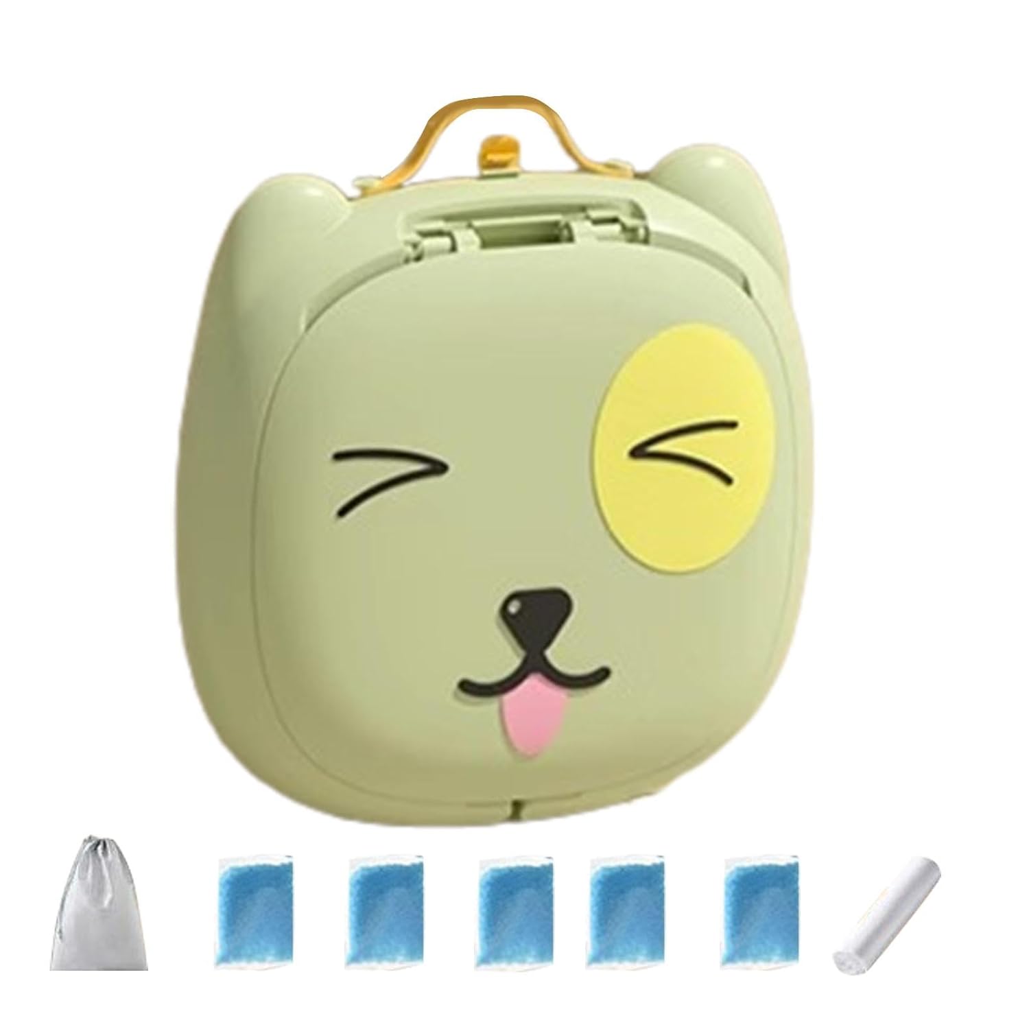 Toddler Travel Potty - Folding Travel Car Potty, Long Lasting Kids Car Toilet | Foldable Travel Potty with Absorbent Paper, Toddler Travel Potty Seat Ncludes Absorbent for Kids Toddler