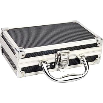Portable Tool Box Aluminium Tool Box Storage Tool Box Lockable Storage Case with Soft Foam Insert for Toys Tools