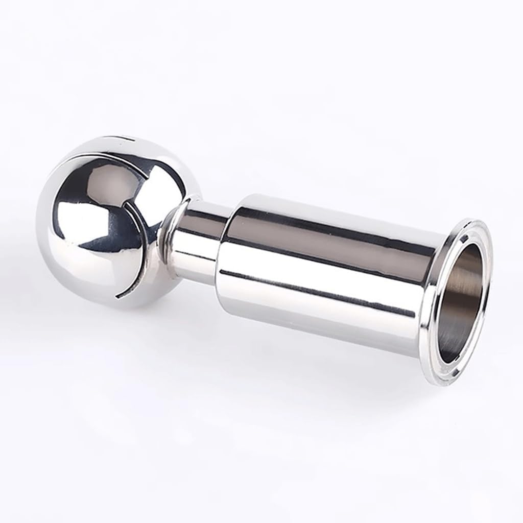 1pc 51mm OD64mm Tri Clamp Rotary Spray Cleaning Ball - 360 Degree Coverage for Home Improvement and Tank Cleaning