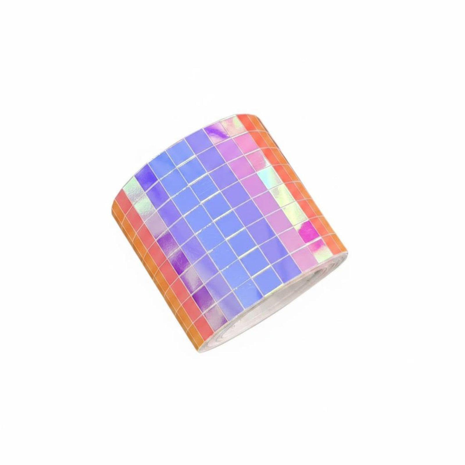 SECRET DESIRE Disco Ball Tile 3D Effect Self Mosaic Tile DIY Craft Mosaic Mirror Sheet for Music Room Room Dazzling 2611-image-12