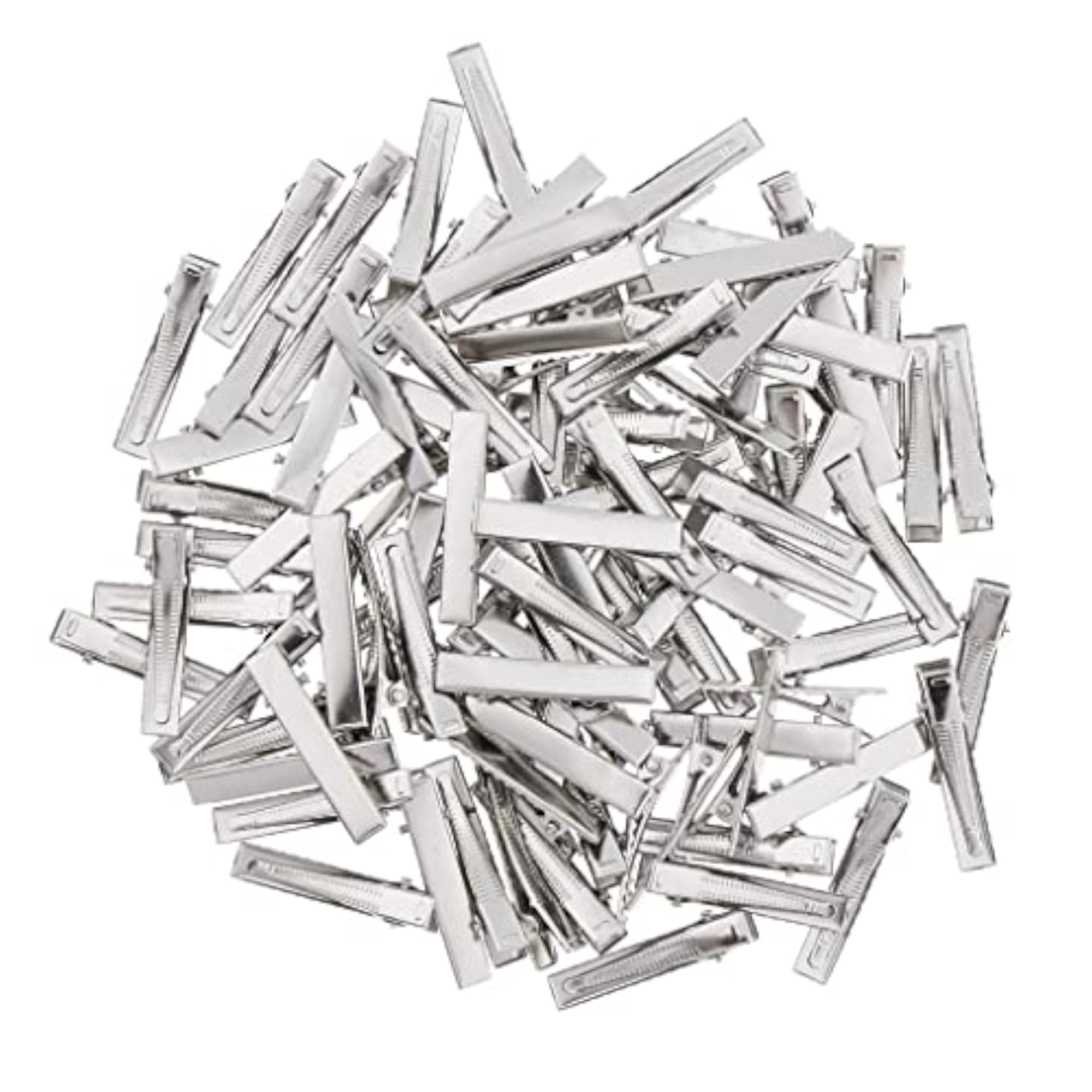 150Pcs Single Prong 6x45mm Alligator Hair Clips