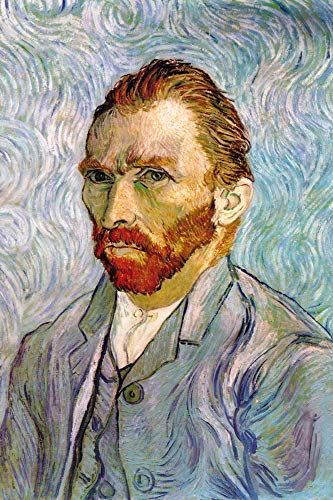 1art1 Vincent Van Gogh Posters XXL Autoportrait, 1889 Affiche 120x80 cm