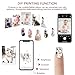 Nail Printer Nail Art Machine, Portable 3D Nail Painting Machine, 1000+ Designs, DIY Nail Printer Control Through Mobile App for Home Usage Nail Salon for Cute Girls Women Gift