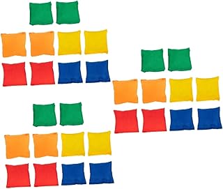 SAFIGLE 30 Pcs Sand Throw Bean Bag Mini Bean Bags Portable Cornhole Set Mini Toys Bean Bag Toy Beanbag Bean Bags Tossing Kids Sandbags Toys Supple Sandbags Portable Bean Bags Adzuki Bean