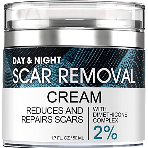 Scar Removal Cream for Women and Men - Rapid Repair of New and Old Scars - Reduce Appearance of Stretch Marks, Acne Spots, Burns - All Natural Treatment with Vitamin E, Alanine, and Collagen