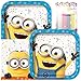 Despicable Me Minion Theme Plates and Napkins Serves 16 With Birthday Candles