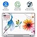 17 17.3 Inch Laptop Skin Sticker Cover Premium Sticker Cover Art Decal Decorative (Included 2 Wrist Pad Skins) - Flower Leave Design