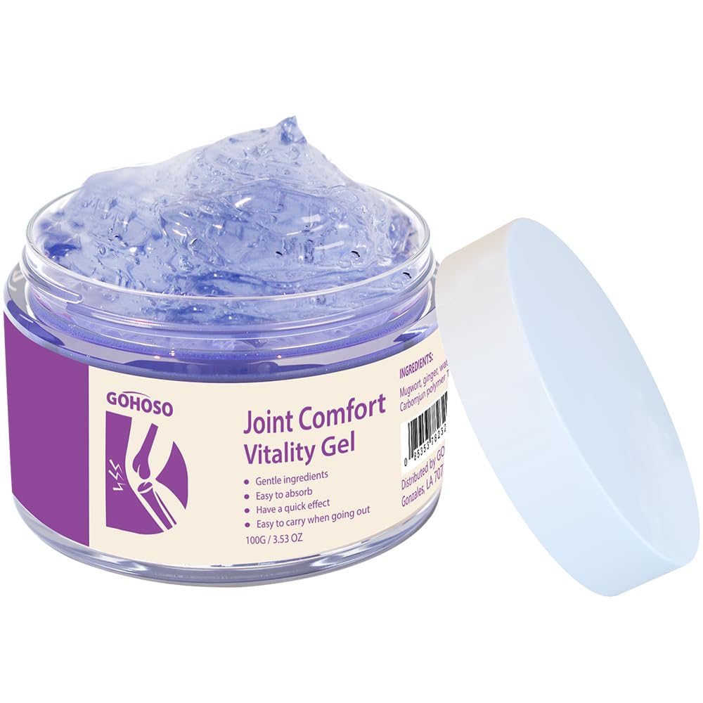 Joint Purple Gel, Cooling Massage Cream with Turmeric for Back, Neck, Joints & Muscles – Hydrating Gel for Active Lifestyles — Amazon image 4
