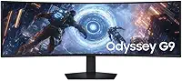Monitor Samsung Odyssey G9 49", DQHD, 144Hz, 1ms, ajuste de altura, FreeSync Premium Pro, DP, HDMI, USB, preto
