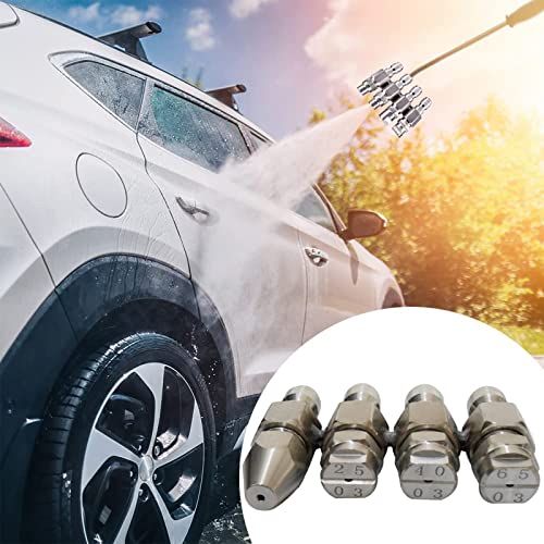 Jrod Pressure Washer Nozzle 030,J Rod Tip Pressure Washer Nozzle,4 Way Washing Tip Holder 2.5 GPM 1/4