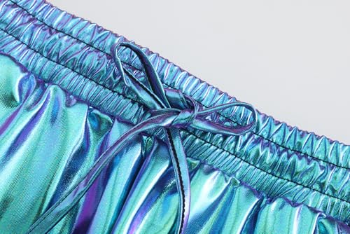 Girls Metallic Shorts Sparkly Shinly Dance Hot Pants Kids Glitter Gymnastics Shorts3