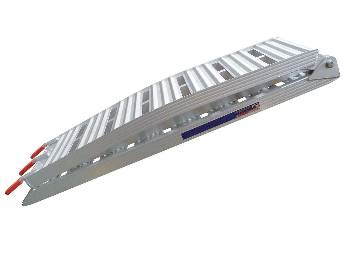 ratioparts Auffahrrampe klappbar 226 cm – 680 kg – Aluminium – verlade Rampe Motorrad & Quad