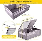 X-ZONE PET maison en bois pour tortue, 97 x 57 x 33 cm photo 4