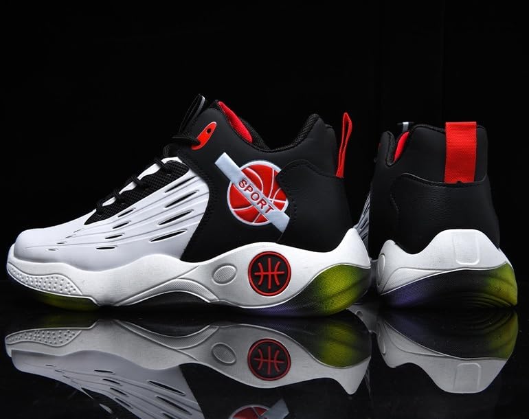 Zapatillas de Baloncesto Altas Hombre Joven Protección Tobillo | Zapatillas de Baloncesto Altas Hombre Joven Soporte TPU Amortiguación Sport