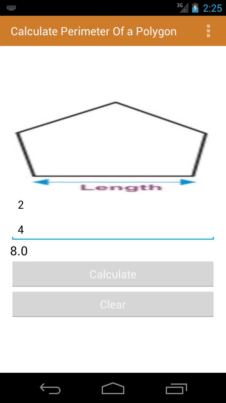 Calculate Perimeter Of a Polygon - App on Amazon Appstore