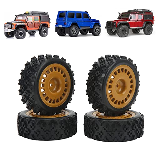 Pneu de Roda RC, Marrom Forte Amortecimento Pneu de Roda de Carro RC, Durável para Uso Em Carros Esp
