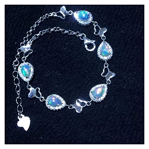 Pierre de lune bleue naturelle en goutte d'eau pour sublimer vos tenues de fête