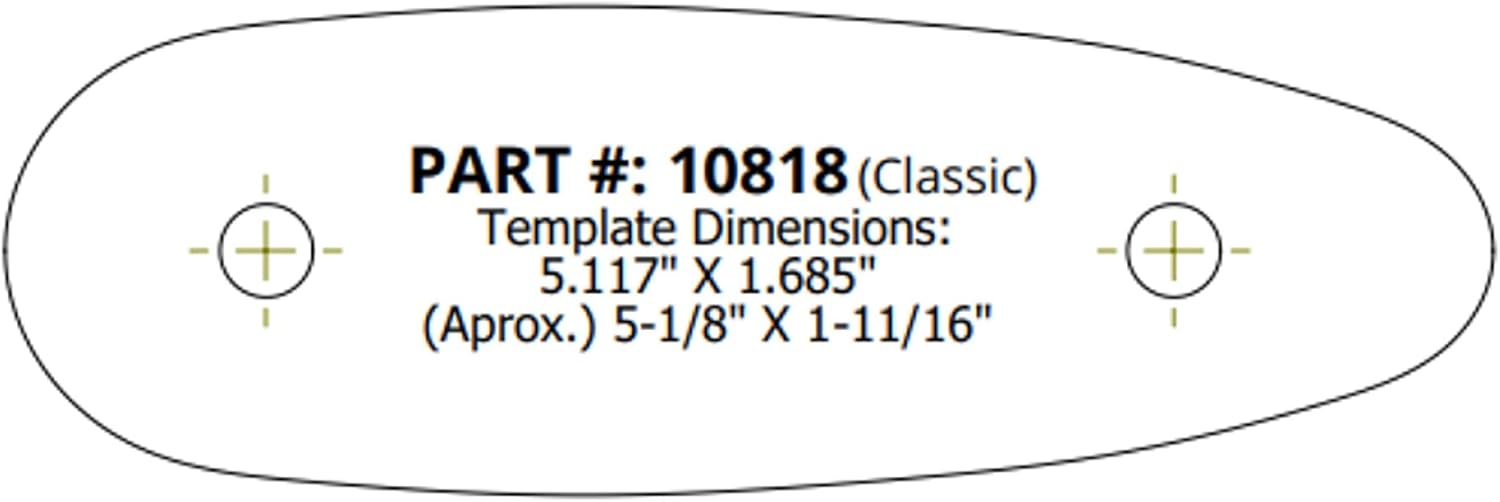 LimbSaver Low Profile Black Precision Fit Recoil Pad #10818