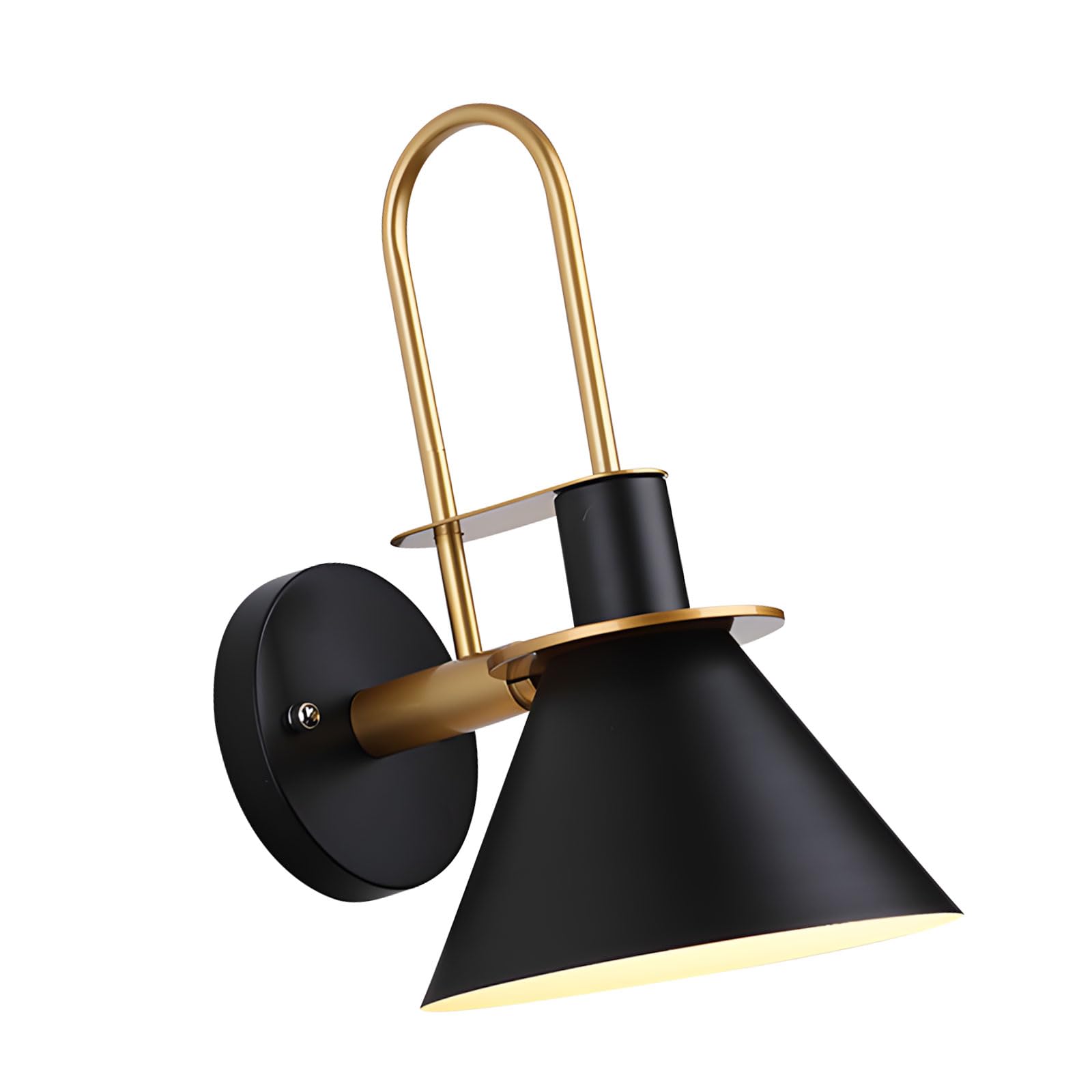 Nucelit Modern Wall Sconce Iron Construction Simple Installation Bedside Lighting Solution Hotel Cafe Living Space Decorating Iron Wall Sconce