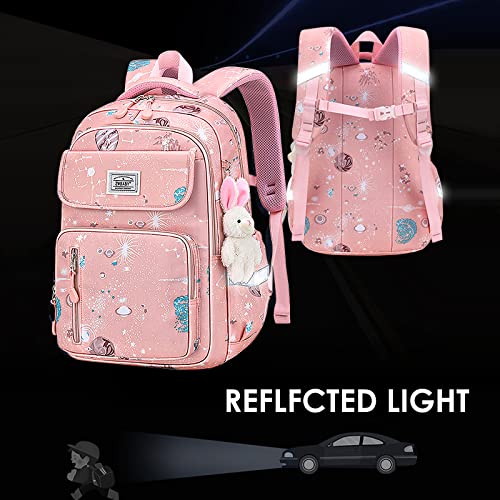 Miniatura 5 de Mochila Escolar Niña Niño Gran Capacidad Mochila Escolar Para 7-12 Años Mochila Infantil Impermeable Multicompartimento Cómodo Y Transpirable Mochilas Primaria
