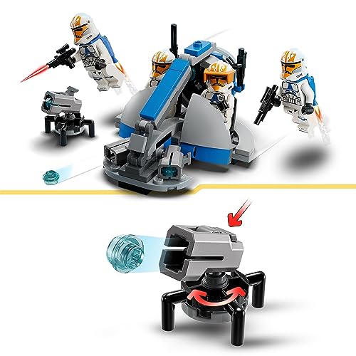 Star Wars Battle Pack Clone Trooper della 332a Compagnia di Ahsoka, Set di Giochi da Costruire da The Clone Wars con Veicolo Speeder e Minifigure, Piccola Idea Regalo per Bambini dai 6 Anni 75359 - Lego - Immagine 2