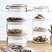 Kilner Stackable Storage Jar Set, 17.5 x 17.5 x 32 cm