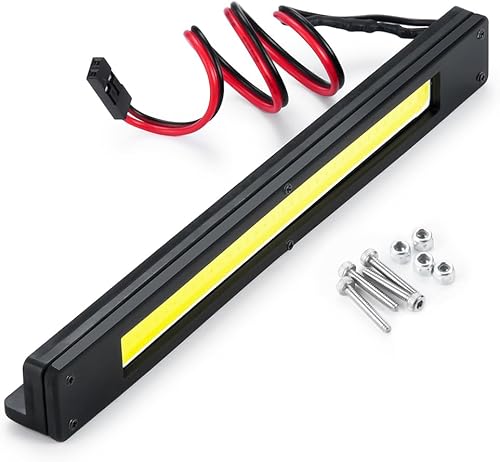 Miniatura 2 de MOHERO RC LED barra de luz de techo de la correa eslabonada de la lámpara de techo para 1/10 TRX4 Defender RC Car Upgrade Parts