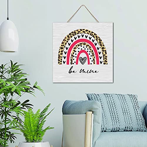Décoration murale en bois tendre cœur rouge Be Mine pour insuffler l'amour dans votre maison