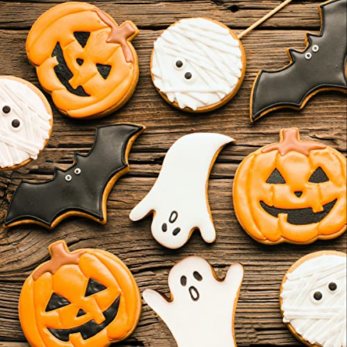 JOB JOL Cookie Cutters 4 PCS, Large Halloween Cookie Cutters, 4'' - Thumbnail 4
